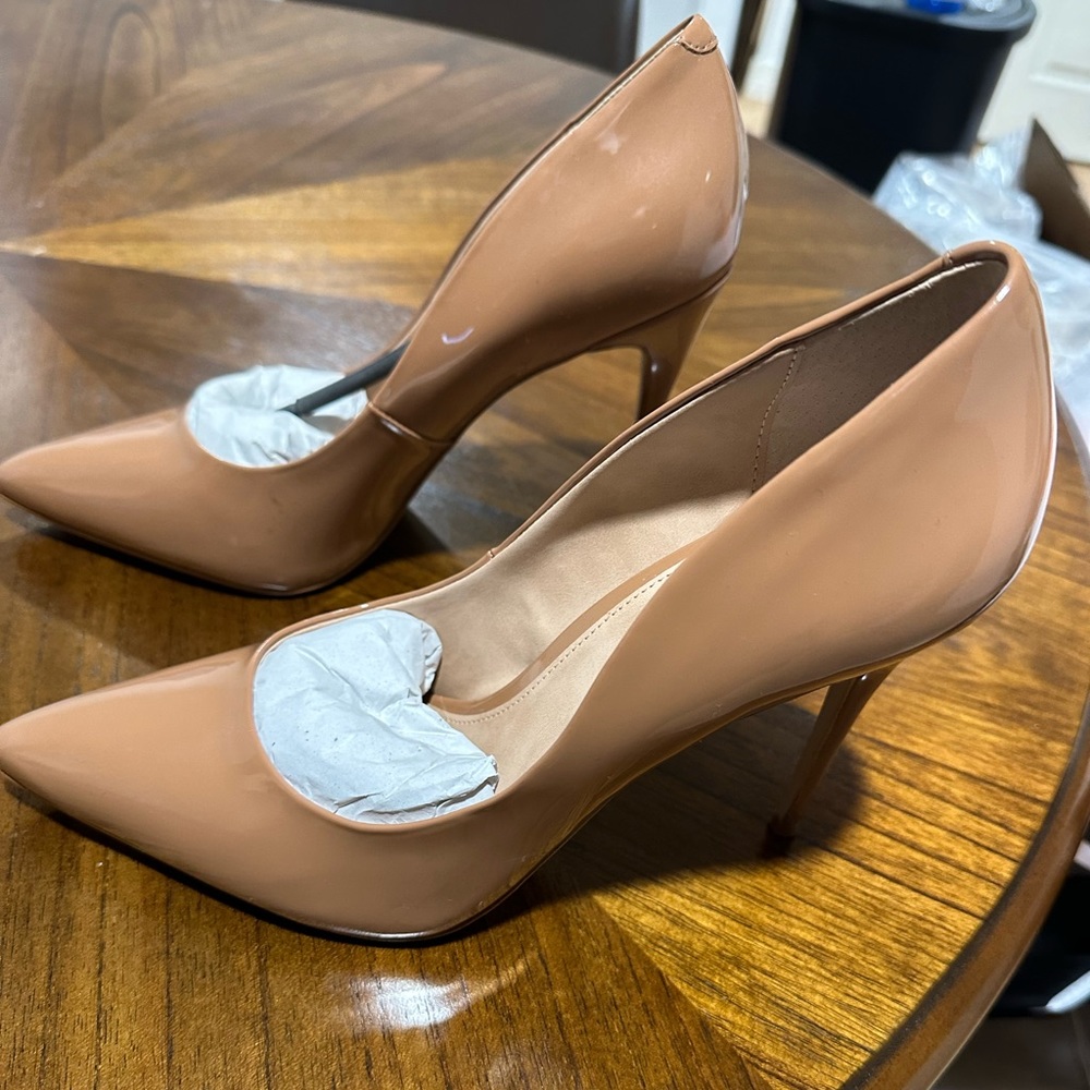Steve Madden Evelyn Blush Patent Heel